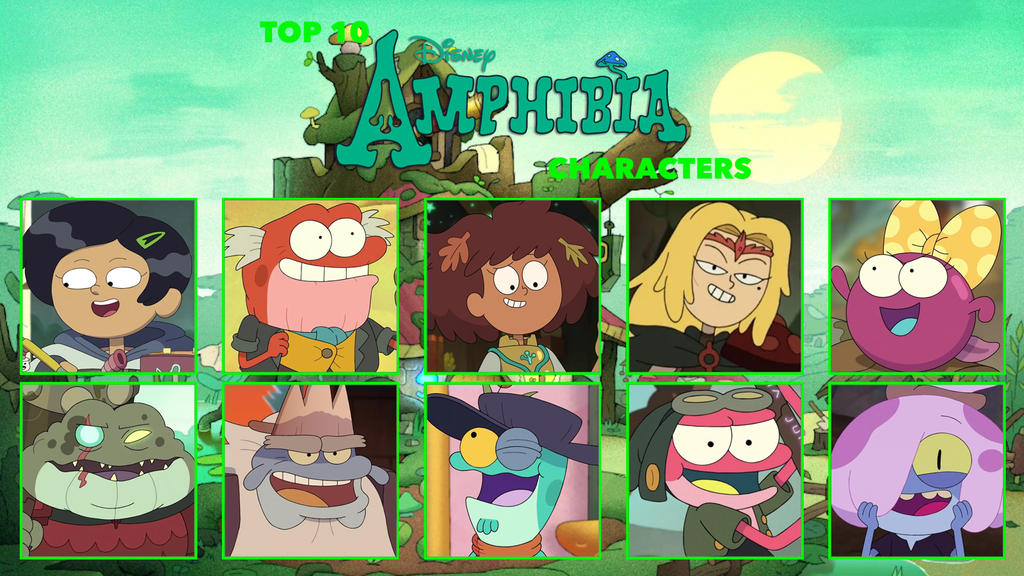 My Top 10 Favorite Amphibia Characters by Ezmanify on DeviantArt