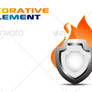 FireShield Decorative Element Vector