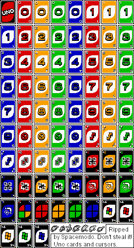 Uno Cards and Cursors