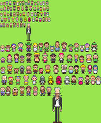 EarthBound 64 Characters Mother 3 Style