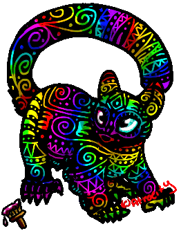 Atrocity pet- Rainbow glidera (animated) by Ittermat