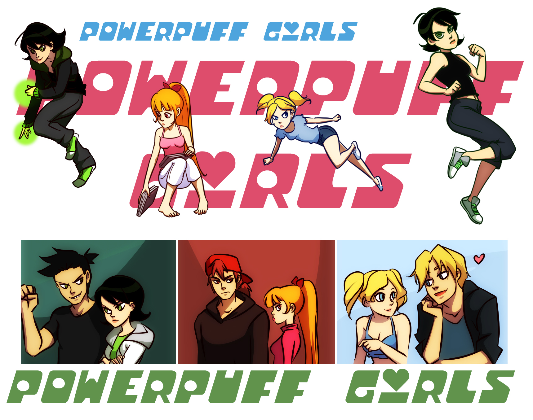 Powerpuff doodles