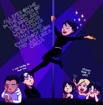 Stripper Nightwing by gabzillaz