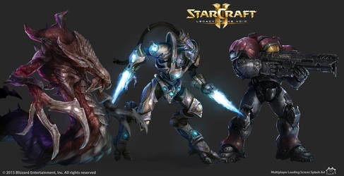 StarCraft 2 Loading Screen Splash Art