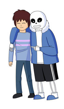 Frisk and Sans