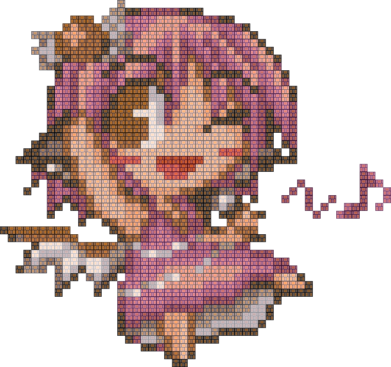 Block-Sprite: Chibi Mystia by Daiyousei
