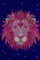 Gemstone Lion