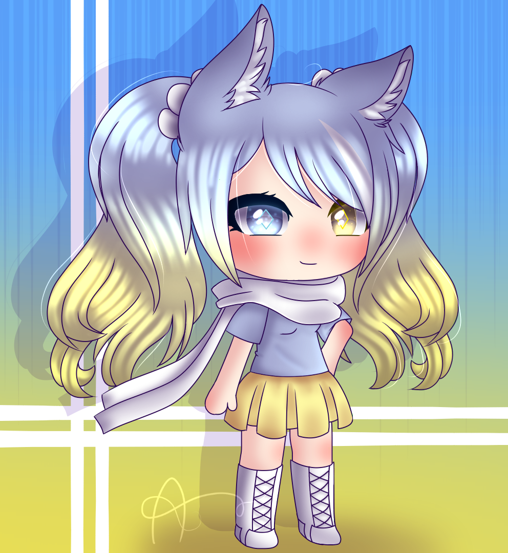 My cute oc gacha neon apk by yusekekirachan on DeviantArt