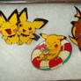 Pikachu pin set