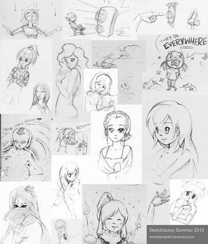 Sketchdump Summer 2012