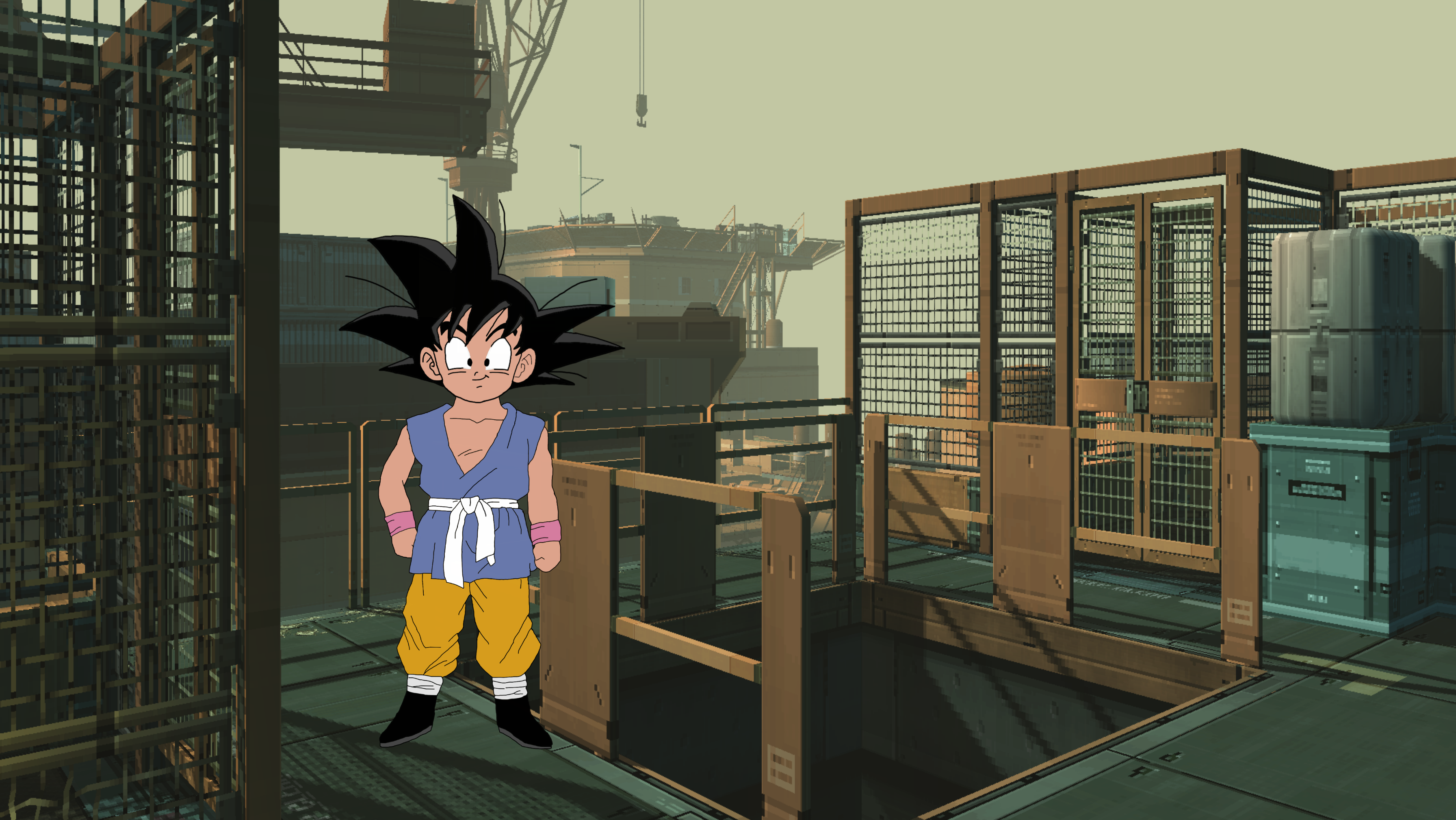 Kid Goku GT At Big Shell by nolanbaceols11 on DeviantArt Kid Goku GT At Big Shell by nolanbaceols11 on DeviantArt