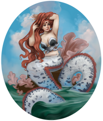 Oarfish mermaid