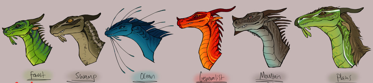Dragon designs by Eskoniss on DeviantArt
