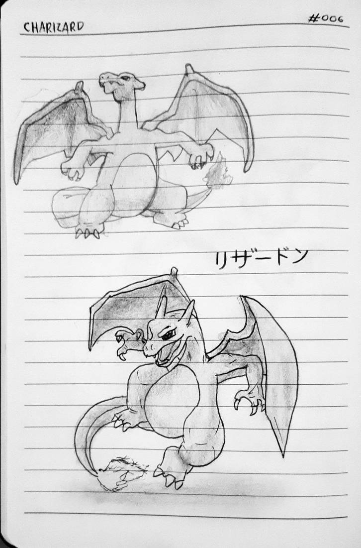 Charizard Writing 6 - Charizard by JameH125 on DeviantArt