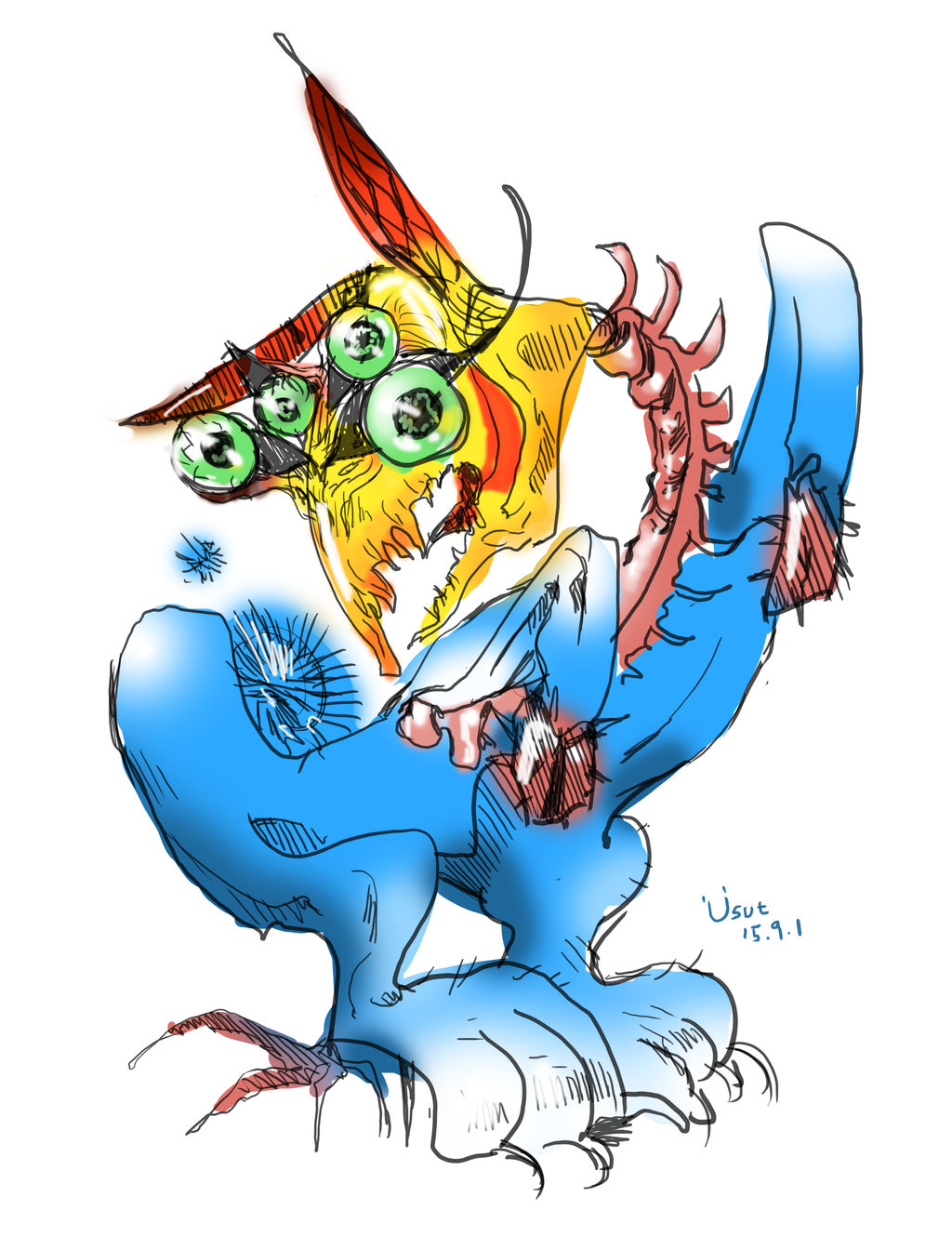 alien rabbit by usus00 on DeviantArt