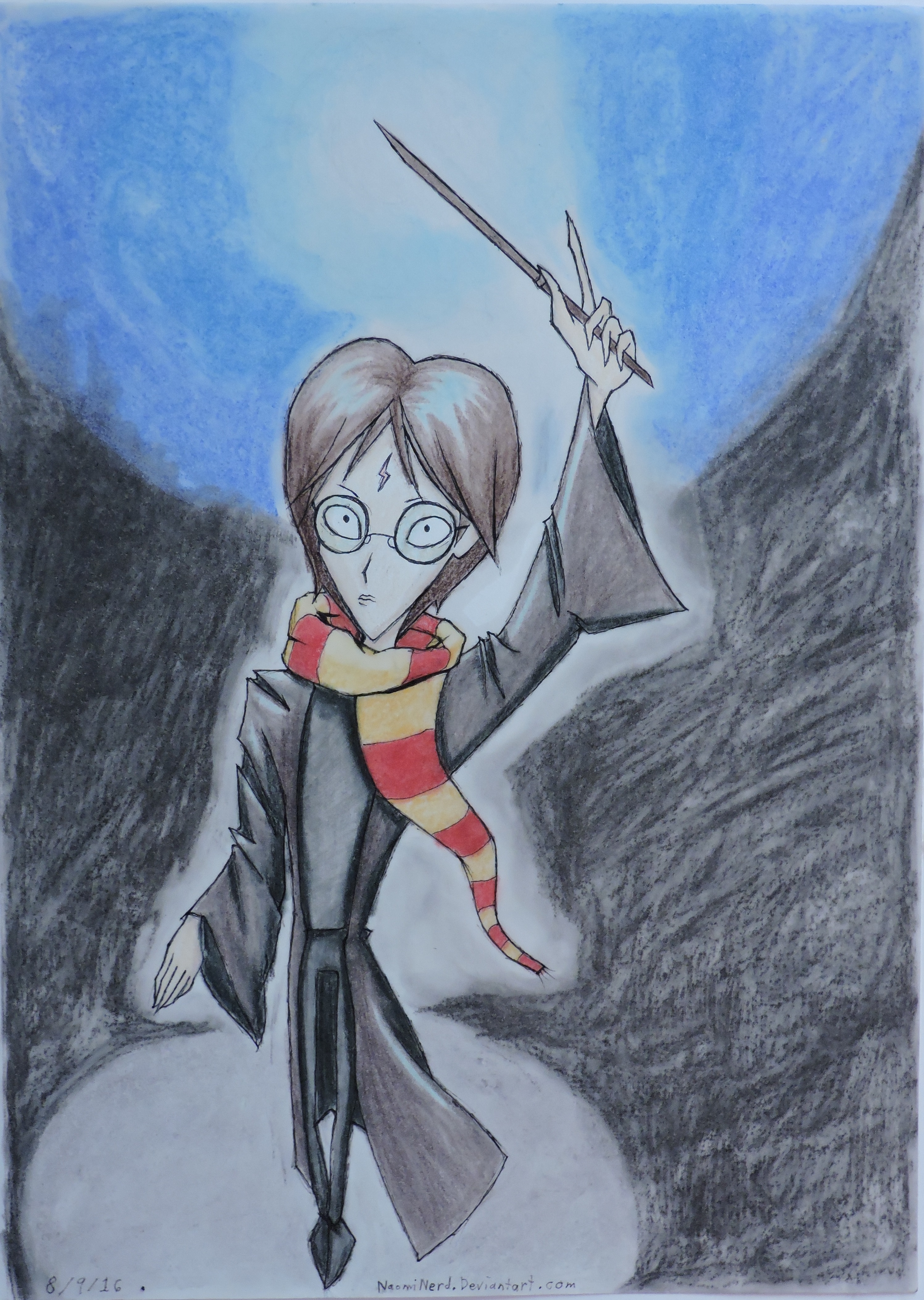 Harry Potter (In the style of Tim Burton)