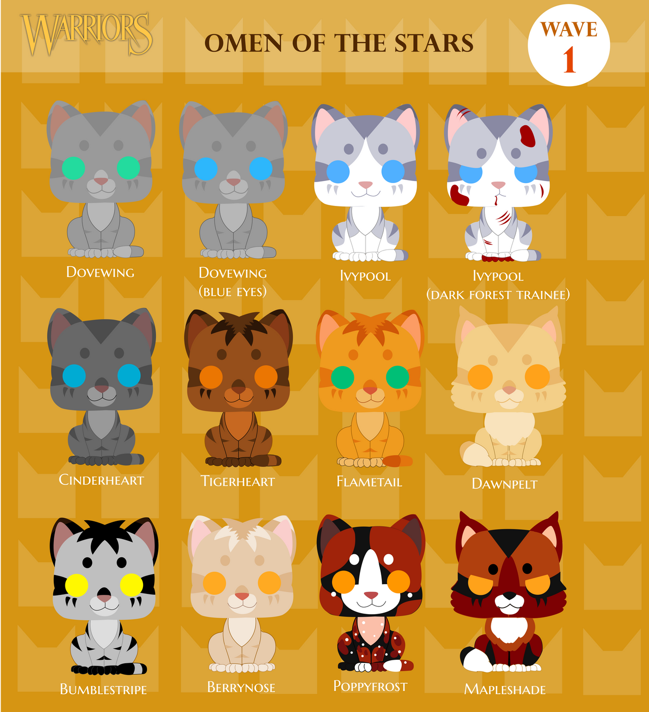 Warrior cats best sale funko pop