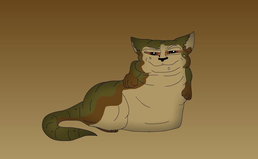 Star Wars Catified Design: Jabba the Hutt by theDawnmist on DeviantArt