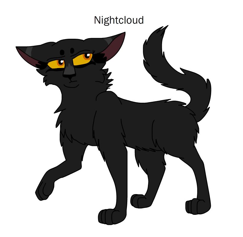 Warriors Design #82: Nightcloud by theDawnmist on DeviantArt