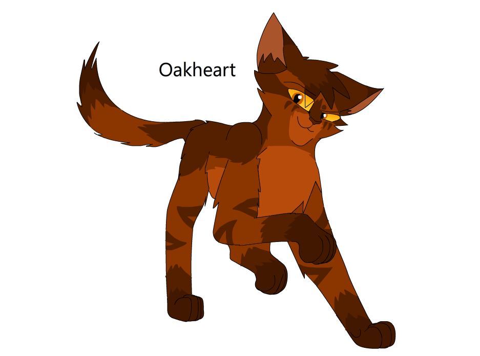 Warrior Cat Character #2: Oakheart by wildwindd99 on DeviantArt