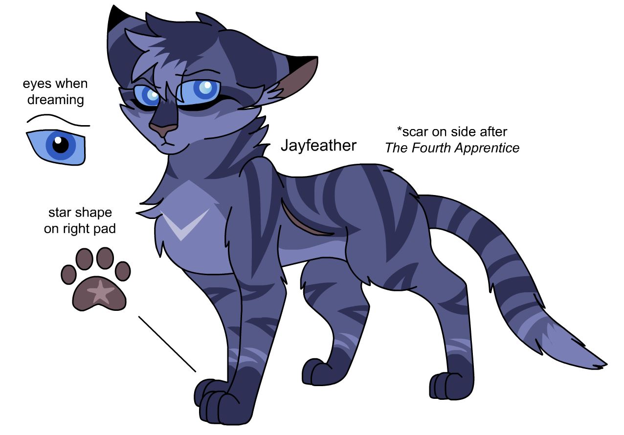 Jayfeather  Warrior cats redesign by Hikari-Hisudo on DeviantArt