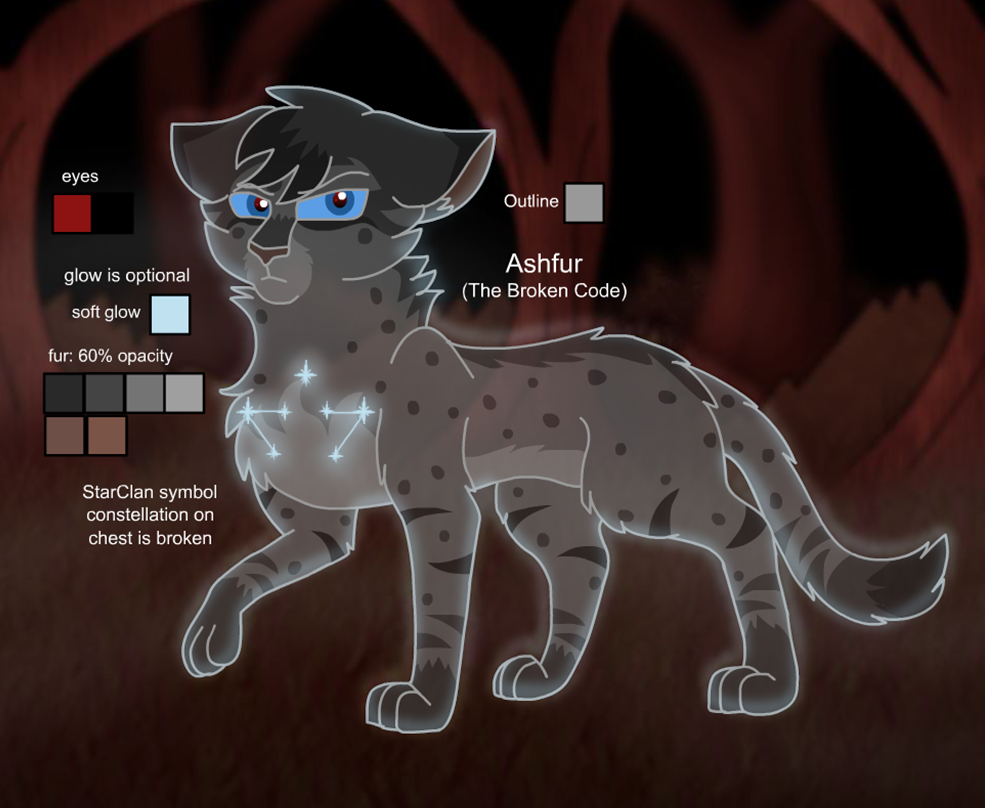 Warrior Cat Character #35: Ashfur (Shadowclan) by wildwindd99 on DeviantArt