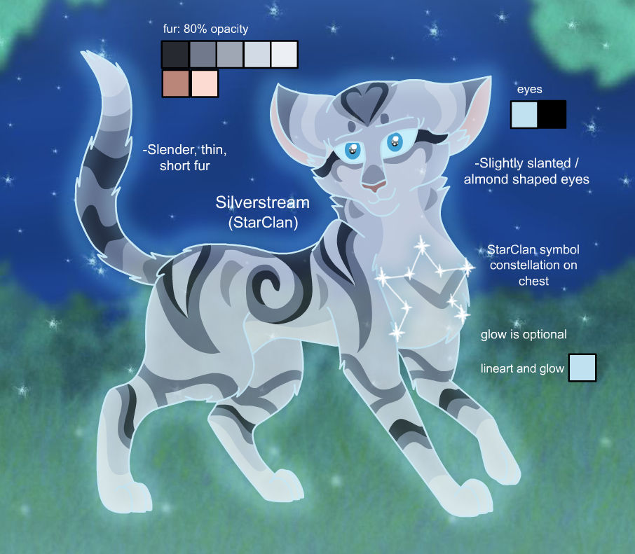 Warriors Design: Silverstream (StarClan) by theDawnmist on DeviantArt