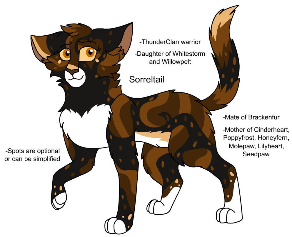 Sorelltail Warriors Design: Sorreltail (2022) by theDawnmist on DeviantArt