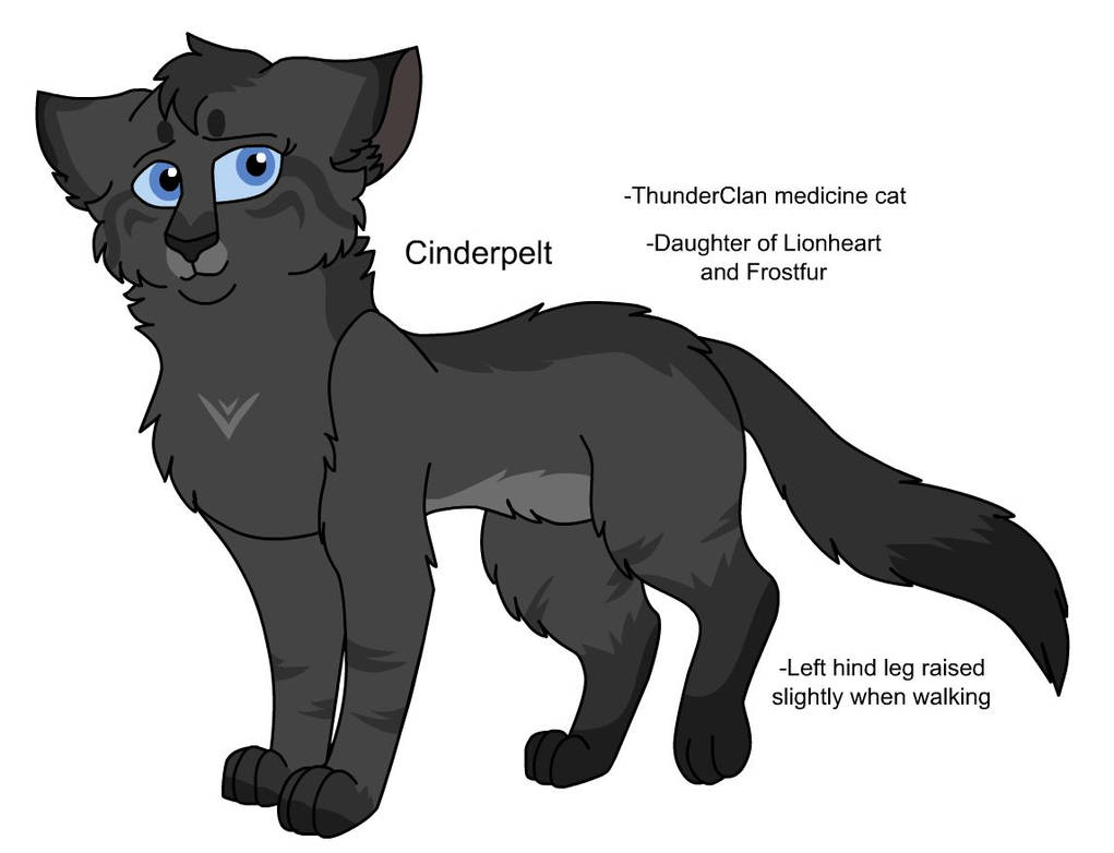 Warriors Design: Cinderpelt (2022) by theDawnmist on DeviantArt
