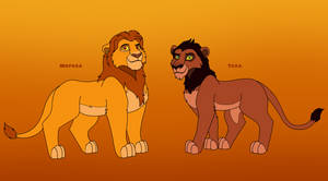 Mufasa and Taka - Young Adult Designs
