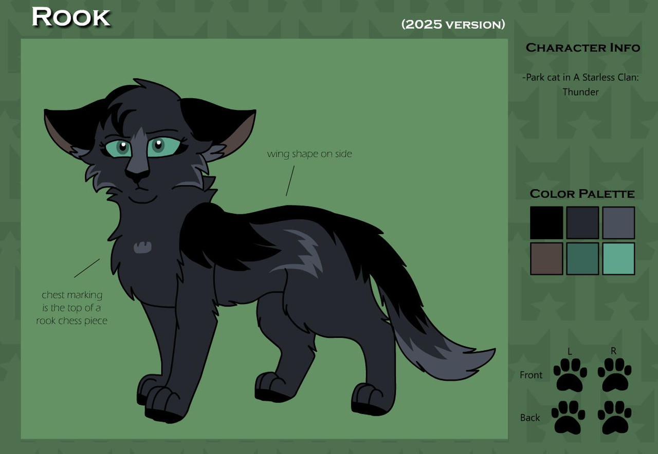 Warriors Design: Rook by theDawnmist on DeviantArt