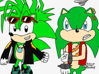 Manic and Scourge clothes swap