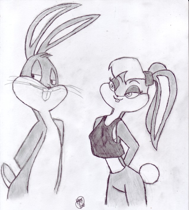 Bugs and Lola Bunny by TheEbby on DeviantArt
