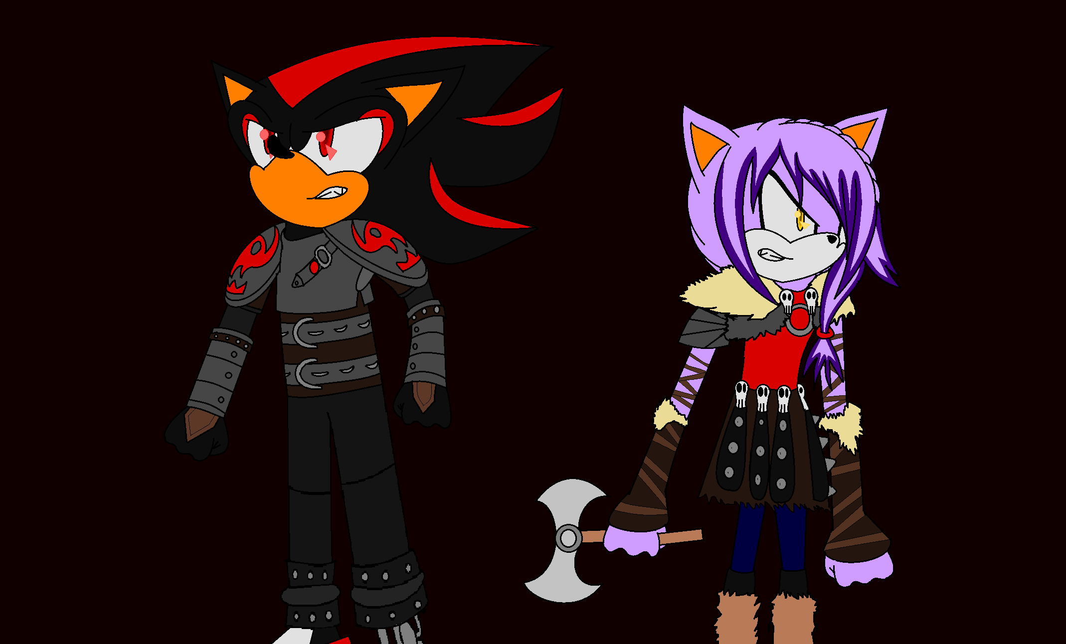 USA on X: Dragon Sonic x Shadow  / X