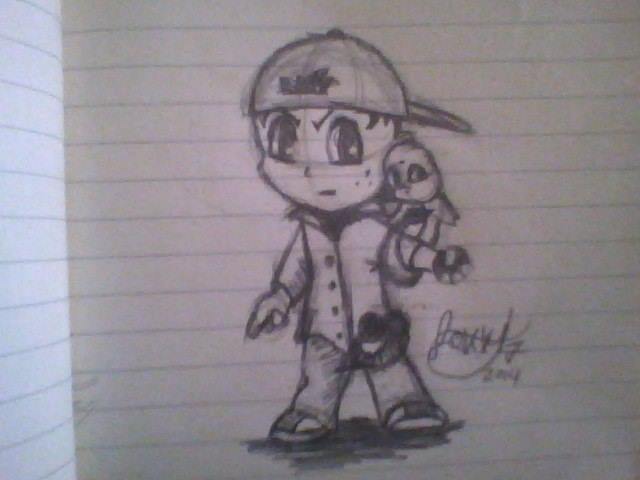 Pokemon Trainer -chibi sketch-