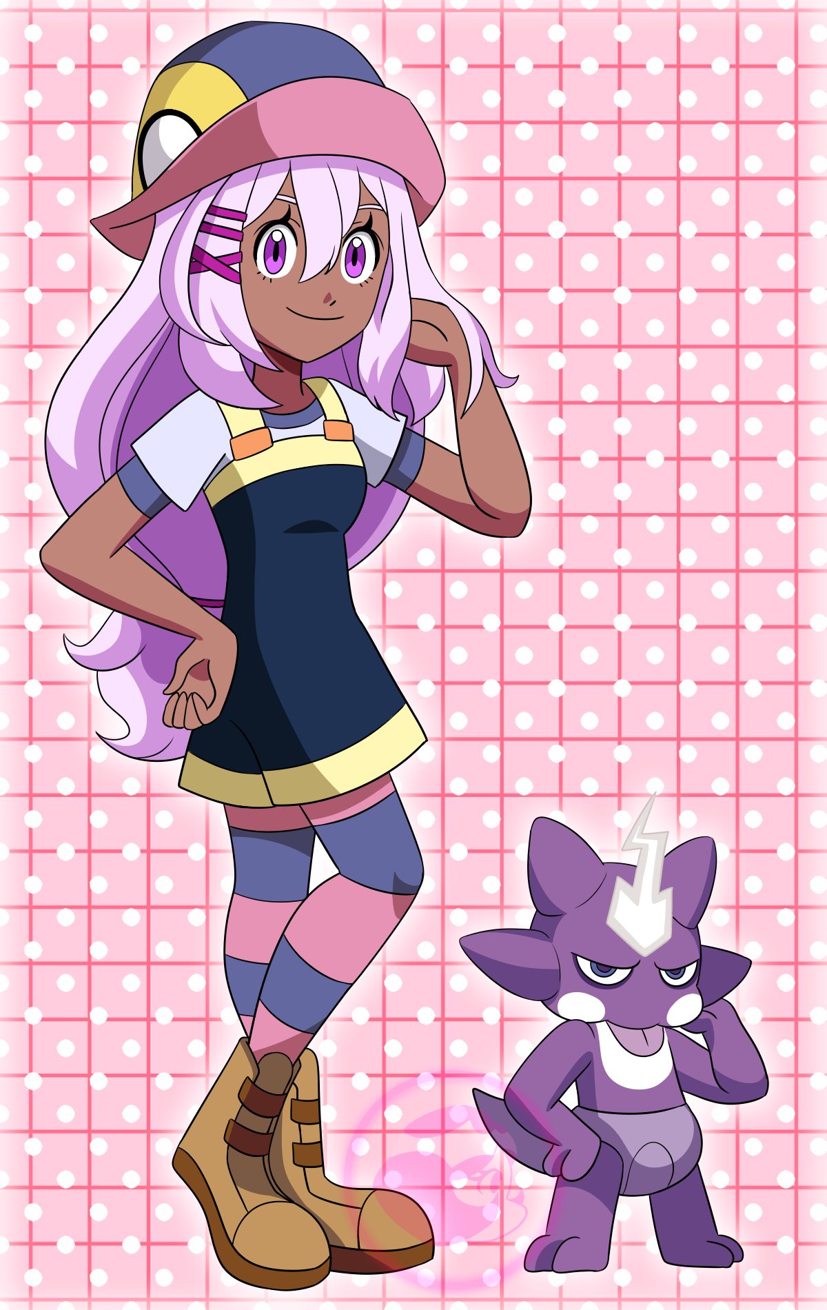 Trainer Violet and Toxel by Poisongale on DeviantArt