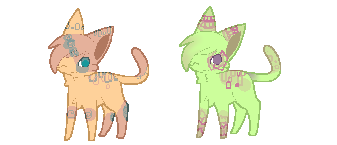 SOLD pattern feline adopts