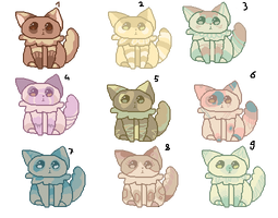 15 points feline kitty adoptables [OPEN]