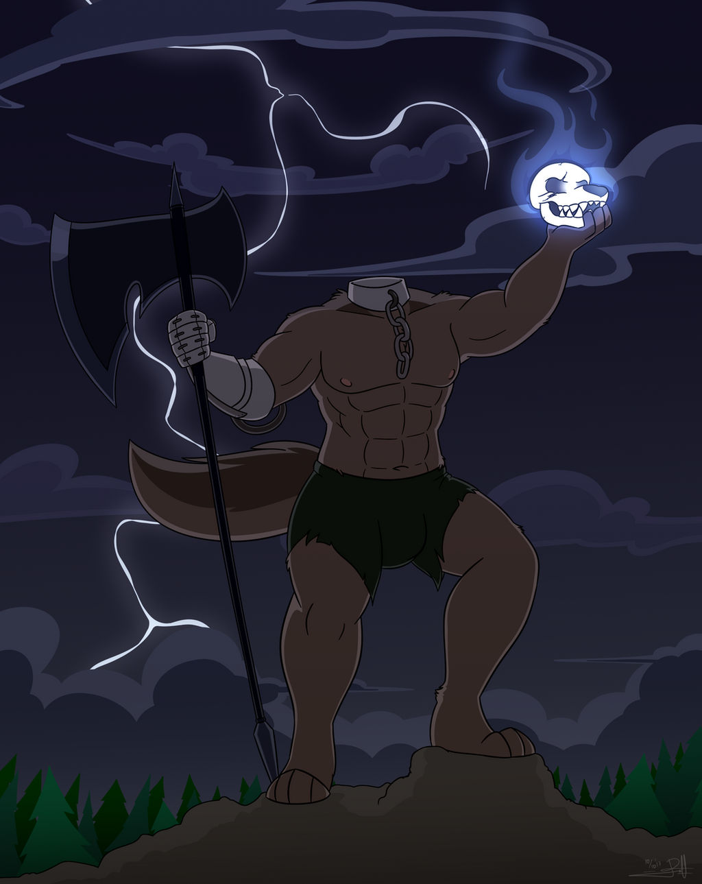 Earless Werewolf The Headless Werewolf by TheRoflCoptR on DeviantArt