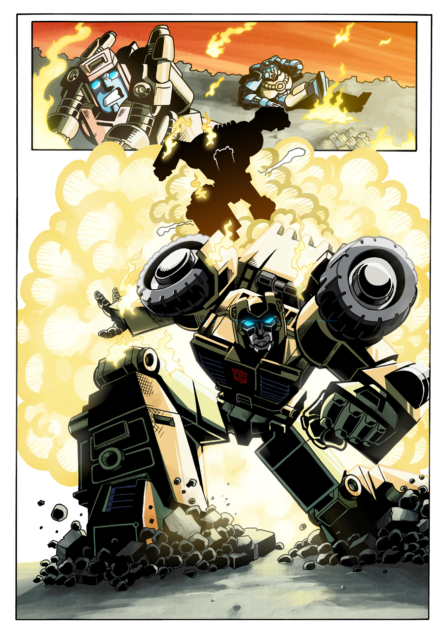 Transformers Portfolio Comic - Page 3 COLOURS