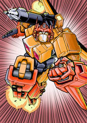 Transformers God Ginrai (recoloured)