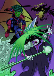 Commission: Gamora VS Maleficent