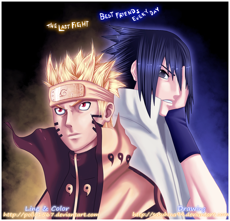 Naruto and sasuke - Final Battle by RenderLand on DeviantArt
