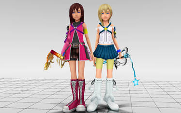 Kairi and Namine Kingdom Hearts III