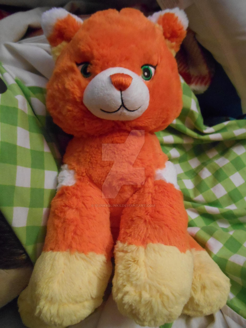 Candy Corn Kitty Build A Bear (Alexandra) by SlinkySlinks on DeviantArt