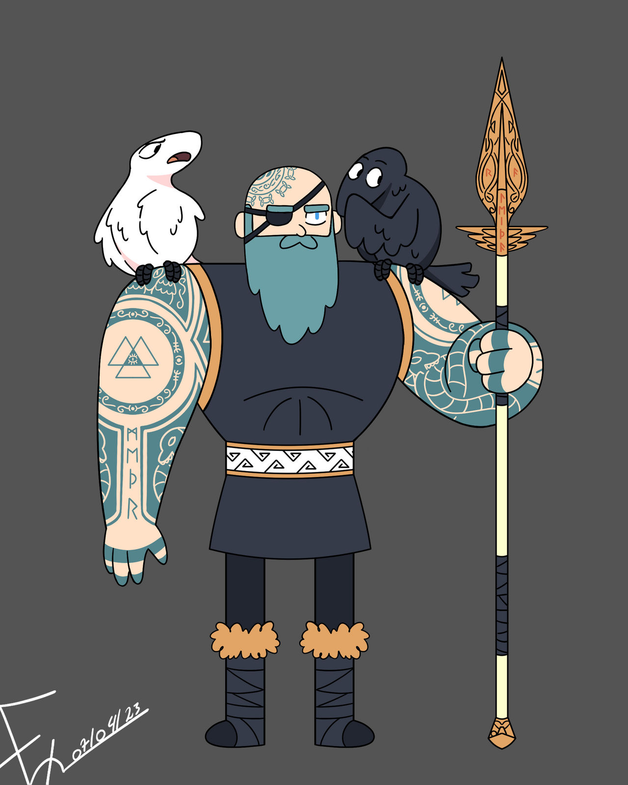 Odin VS Arceus V3 by InklingMain on DeviantArt