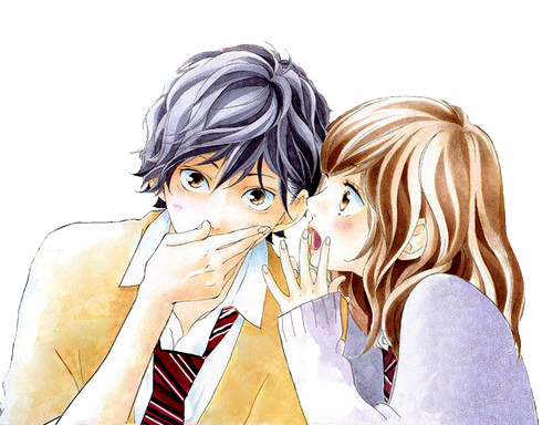 Ao haru ride render by Koukochiisaki on DeviantArt