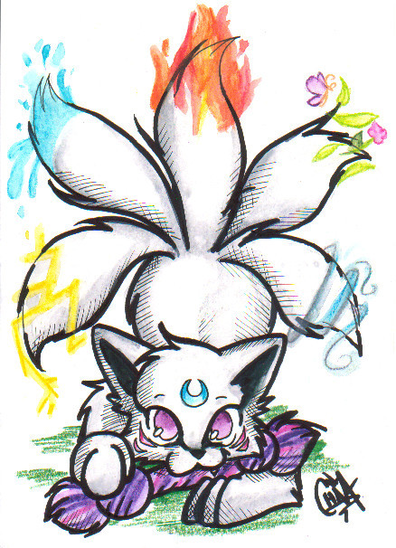 A Drawing Of The Lovely Anime Cat By Dreamingdrawings On Deviantart