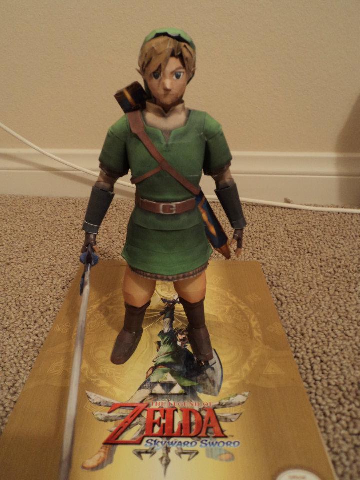 Skyward Sword Link Papercraft