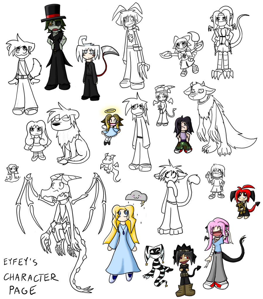 All Characters WIP